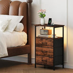Somdot Nightstands Set of 2, Bedside Tables - Image 2