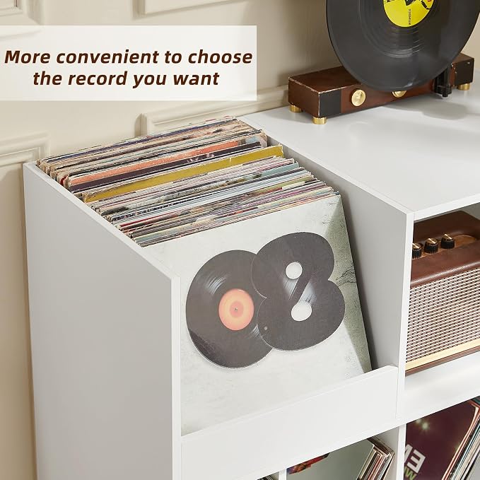 LELELINKY Large 48'' Record Player Stand - Image 3