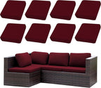 8PCS Patio Cushion Covers.Patio Furniture Couch SeatSlipcovers | Washable by SUKAIKEQA
