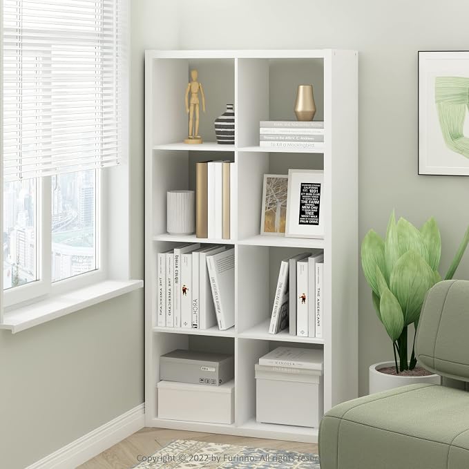 Furinno Cubicle Open Back Decorative Cube Storage Organizer - Image 2