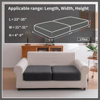 OHSIO Sectional Couch Covers, Wear Resistant Stretch Sofa Covers Washable Soft - Image 2