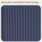 LKTART 64" Buffet Cabinet with Storage, Modern Fluted Accent Sideboard Media - Image 4