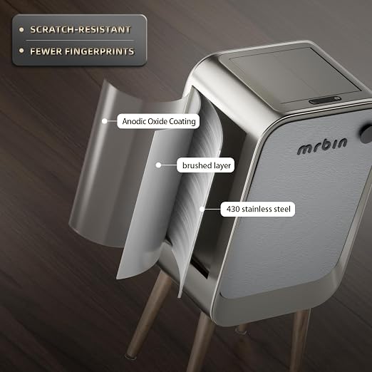 MRBIN Motion Sensor Bathroom Trash Can - Image 8