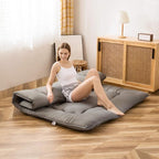 MAXYOYO Japanese Floor Mattress Futon Mattress, Charcoal Grey, Queen Size - Image 2