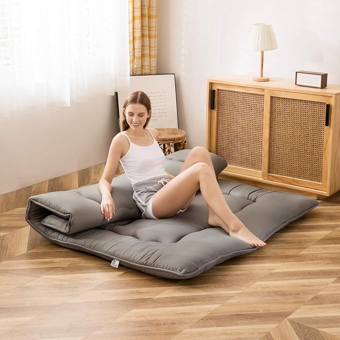 MAXYOYO Japanese Floor Mattress Futon Mattress, Thicken Tatami Mat Sleeping Pad - Image 7