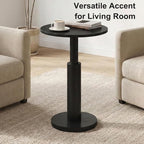 LAATOOREE Round Side Table, Accent Drink Coffee Table, Spacious Top, Thick - Image 4