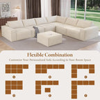 Vesgantti 143.7" Boneless Couch - Image 7