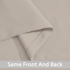 Yakamok Room Darkening Curtains 42x72 inch Length Natural-Living Room | 2 panels - Image 5