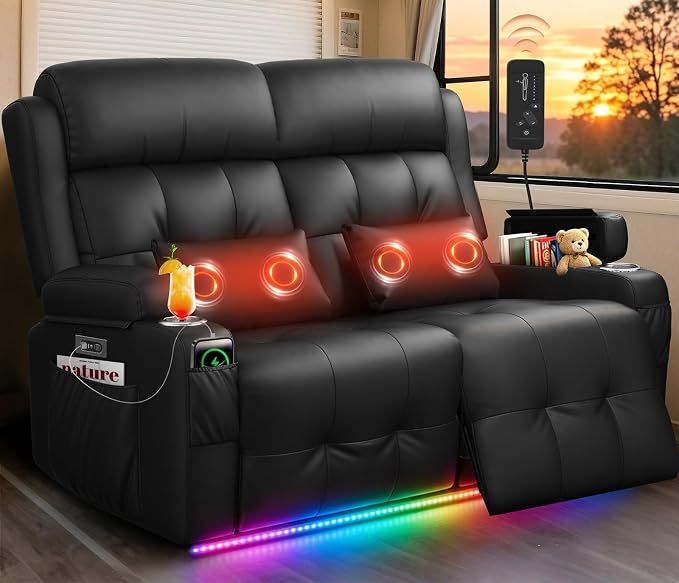 Power Loveseat Recliner Sofa by TiooiiReclinerSofa