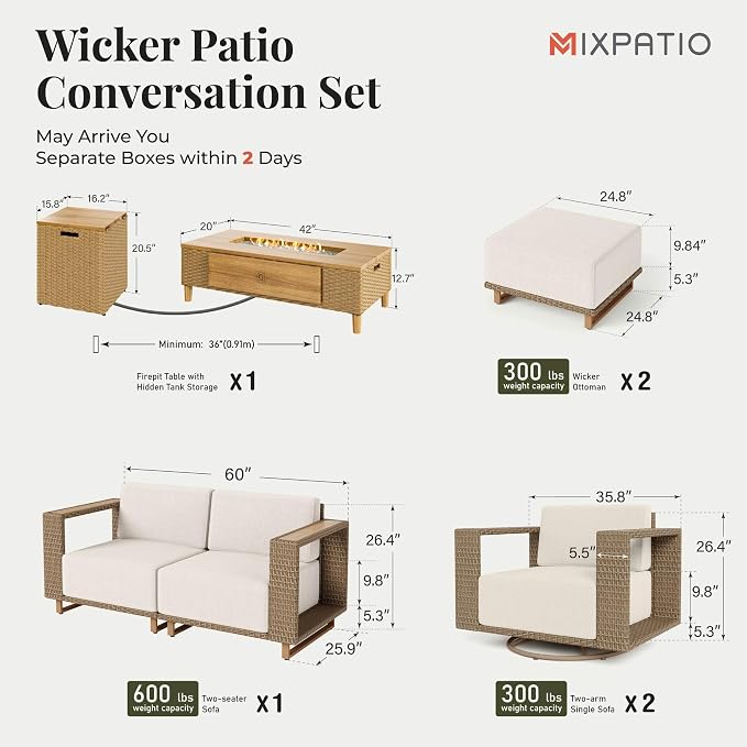 MIXPATIO Patio Furniture Set - Image 5