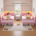 DICTAC Twin Corner Bed Frame - Image 9