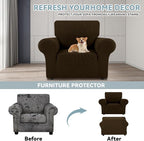 LURKA Stretch Chair Sofa Slipcovers 1 Piece Couch Covers - Image 3