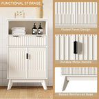 Fatmok Buffet Cabinet with Storage, Wood Buffet Sideboard Console Table - Image 4