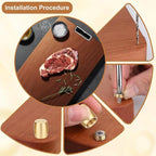 Brass Cutting Board Feet，Complete - Image 5