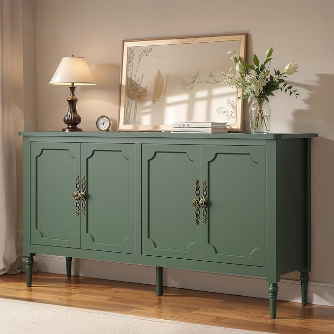 FansaFurn Console Table, Wood Buffet Sideboard, Media Credenza by FansaFurn