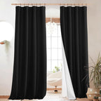 NICETOWN Black out Linen Curtains by NICETOWN