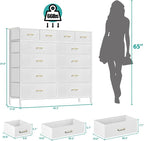 VASICAR Chest of Drawers for Bedroom - Image 3