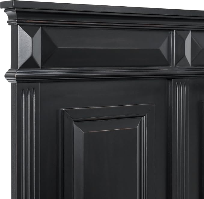 Picket House Furnishings Sumner King Panel 5PC Bedroom Set in Black - Image 9