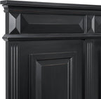 Picket House Furnishings Sumner King Panel 5PC Bedroom Set in Black - Image 9