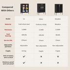 Metal Bathroom Glass Cabinet - Image 3