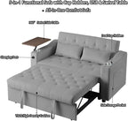 Auvsoce 53'' Convertible Sleeper Sofa Bed - Image 5