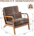 Karl home Mid Century Modern Accent Chair - Image 2