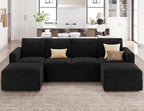Belffin Modular Sectional Sleeper Sofa Bed - Image 7