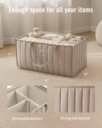 Blissful Diary Baby Diaper Caddy Organizer, Stylish Storage Basket - Image 3