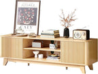 VINGLI 58.6" TV Stand for 70 Inch TV, Mid Century Entertainment Center - Image 9
