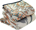LUTBM Boho Throw Blanket for Bed 100% Cotton Ultra Soft Rustic Quilt Summer by LUTBMFindYourFreeSpiritatHome