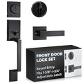 Front Door Lock Set with Deadbolt – Zinc Alloy Body with Multi‑Layer Plating | by PalaYou