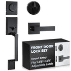 Front Door Lock Set with Deadbolt – Zinc Alloy Body with Multi‑Layer Plating | by PalaYou