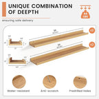 FLYJOE Floating Picture Ledge Shelves - Image 3