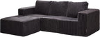 Hobestluk Modular Sectional Sofa Memory Foam Couch Oversized Sectional Sofa - Image 9