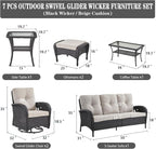 Belord Wicker Outdoor Furniture Set - Image 2