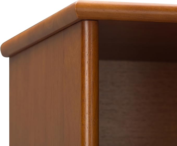 SIMPLIHOME Draper 35 inch Mid-Century Modern 6 Cubbie Bookcase - Image 11