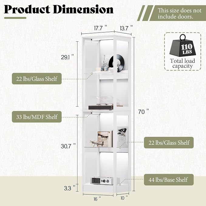AMERLIFE RGB Display Cabinet - Image 2