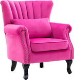 Velvet Accent Chairs Set of 2 - Image 4