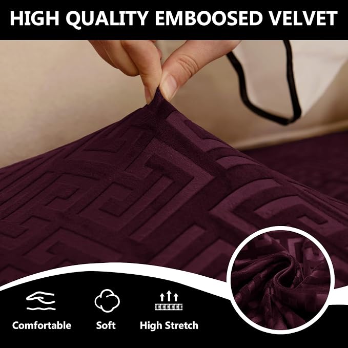 UNBBRRL 10 Pieces Stretch Sofa Cushion Covers - Image 5