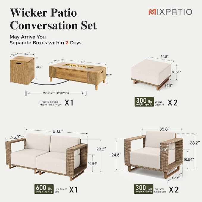 MIXPATIO Patio Furniture Set - Image 5