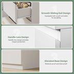 Jocoevol Modern White 7 Drawer Dresser - Image 6