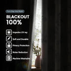 SimpleHome 100% Blackout Curtains - Image 3
