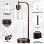 Innqoo Industrial Touch Table Lamps - Image 3