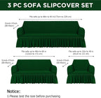 Fanfanwin 3 Pcs Sofa Slipcover Set - Image 2