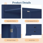 VilroCaz 78'' Tall Freestanding Kitchen Pantry - Image 7