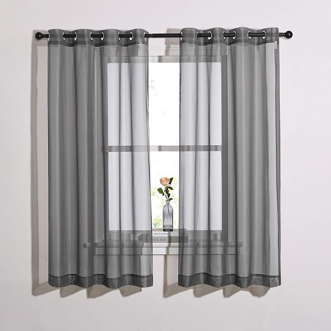 NICETOWN Transparent Sheer Curtains Panels by NICETOWN