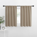 NICETOWN 2 Panels Blackout Curtains, Rod Pocket Thermal Insulated Drapes by NICETOWN