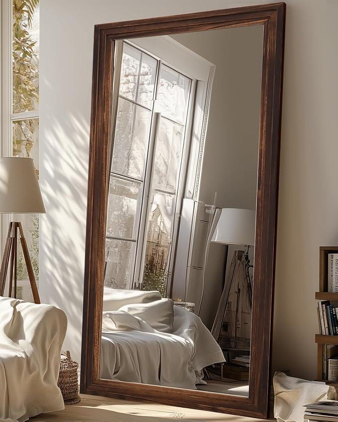 Full Length Mirror, Oversized Stand Up Mirrors Large Wall Mirrors, Wall Mounted - Image 2