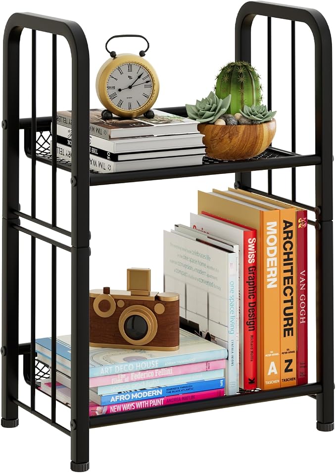 Bookshelf Storage Shelf Bookcase Freestanding Storage Stand by EternalHome