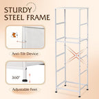 WLIVE Fabric Dresser, 5-Drawer Tall Dressers - Image 7